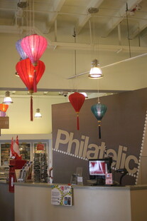 室内悬挂中式灯笼装饰场景