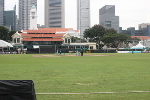 城市中的开阔绿茵场地