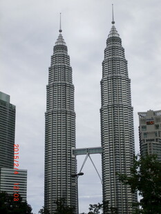 吉隆坡双子塔城市景观