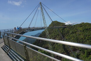 高空观景桥俯瞰壮丽风光