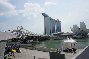 新加坡滨海湾城市景观