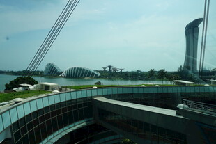 城市高空观景台全景风光