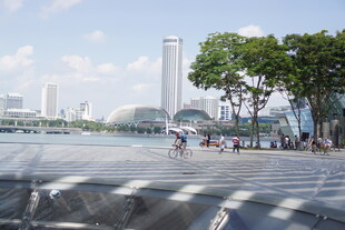 新加坡城市滨水风光