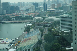 新加坡城市河畔景观