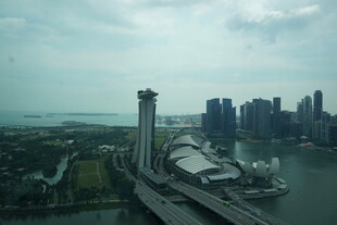 新加坡城市景观俯瞰