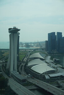 新加坡城市景观俯瞰