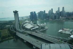 新加坡滨海湾城市景观