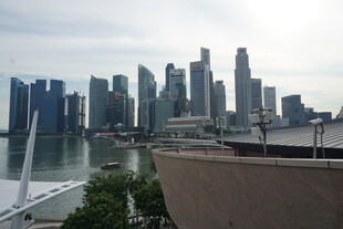 新加坡城市天际线景观