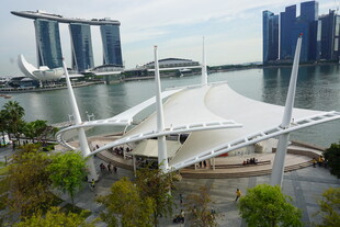 新加坡滨海湾独特建筑景观