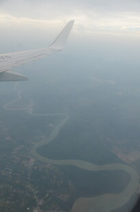 高空俯瞰大地景色