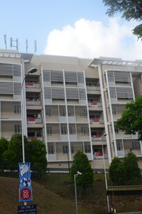 多层居民楼外观景观