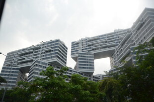 独特造型的现代化建筑群