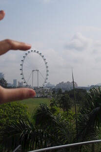 指尖上的摩天轮美景