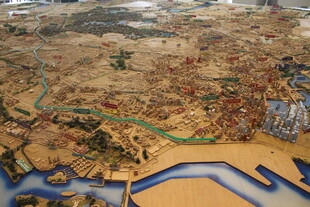 城市地形地貌沙盘模型