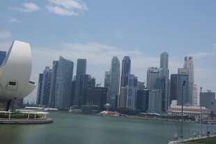 新加坡城市天际线景观