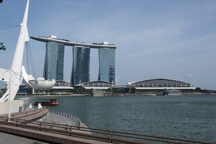 新加坡滨海湾城市景观