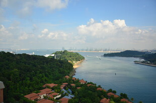 海滨风光俯瞰美丽景致