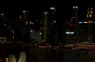 新加坡璀璨夜景俯瞰