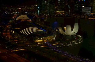 新加坡滨海湾璀璨夜景