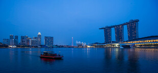 新加坡滨海夜景风光