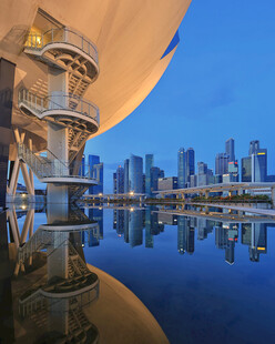 新加坡城市夜景河畔风光