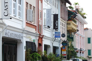 多彩欧式风格街边建筑 新加坡