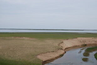 草原边的蜿蜒小河