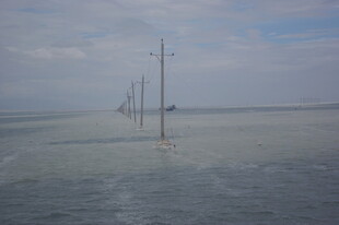 海上风车群 辽阔风光