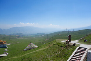 山间美景 视野开阔的观景台