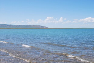 海边风景 碧波蓝天