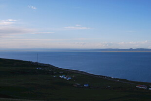 海边草地风光美景