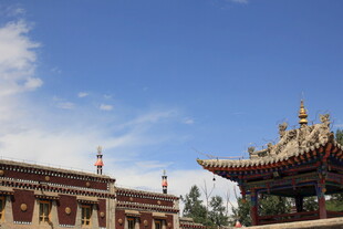 藏式古建筑风光