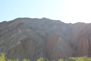 壮丽山景与葱郁植被