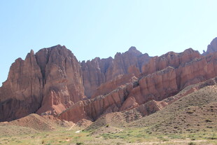 壮丽丹霞地貌景观