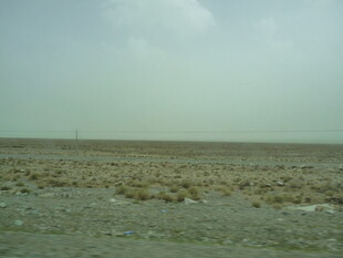 广袤荒凉的沙地景观