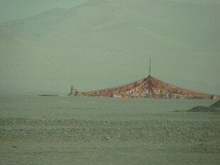 雾中旧金山大桥远景