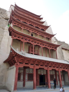 敦煌莫高窟古建筑风貌