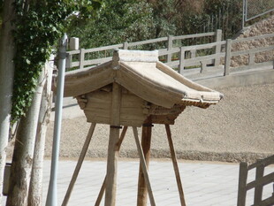 户外木质三角架结构小屋