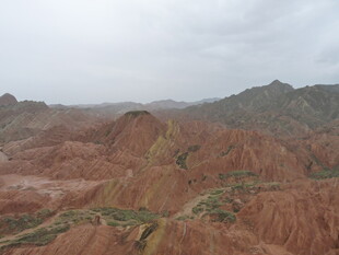 壮丽丹霞地貌景观