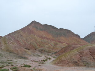 七彩山峦 自然壮丽景观