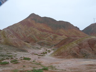 七彩斑斓的壮丽丹霞地貌