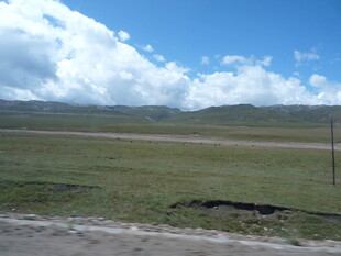 草原风光 蓝天白云旷野