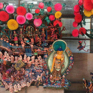 传统手工艺品展示