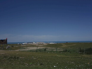 广阔草原上的开阔远景