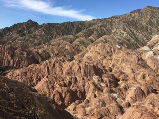 壮丽丹霞地貌景观