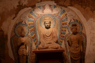 敦煌石窟佛像精美造像