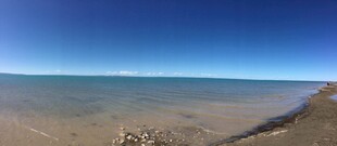 海边沙滩全景风光