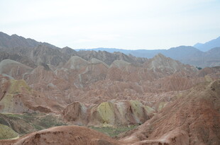 壮丽丹霞地貌景观