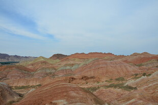 七彩丹霞地貌景观