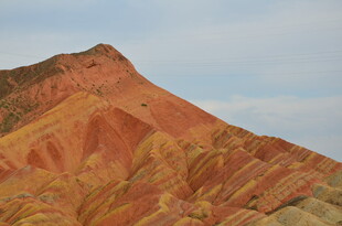 七彩斑斓的壮丽丹霞地貌